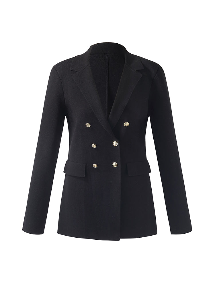 Persora™ | Stretch Lapel Knit Blazer